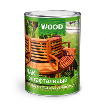 Лак ABC-Farben FARBITEX ПРОФИ, Good for Wood пентафталевый бесцветный 0,9 л высокоглянцевый